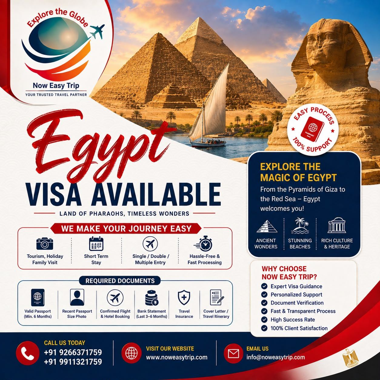 Egypt Tourist Visa Assistance