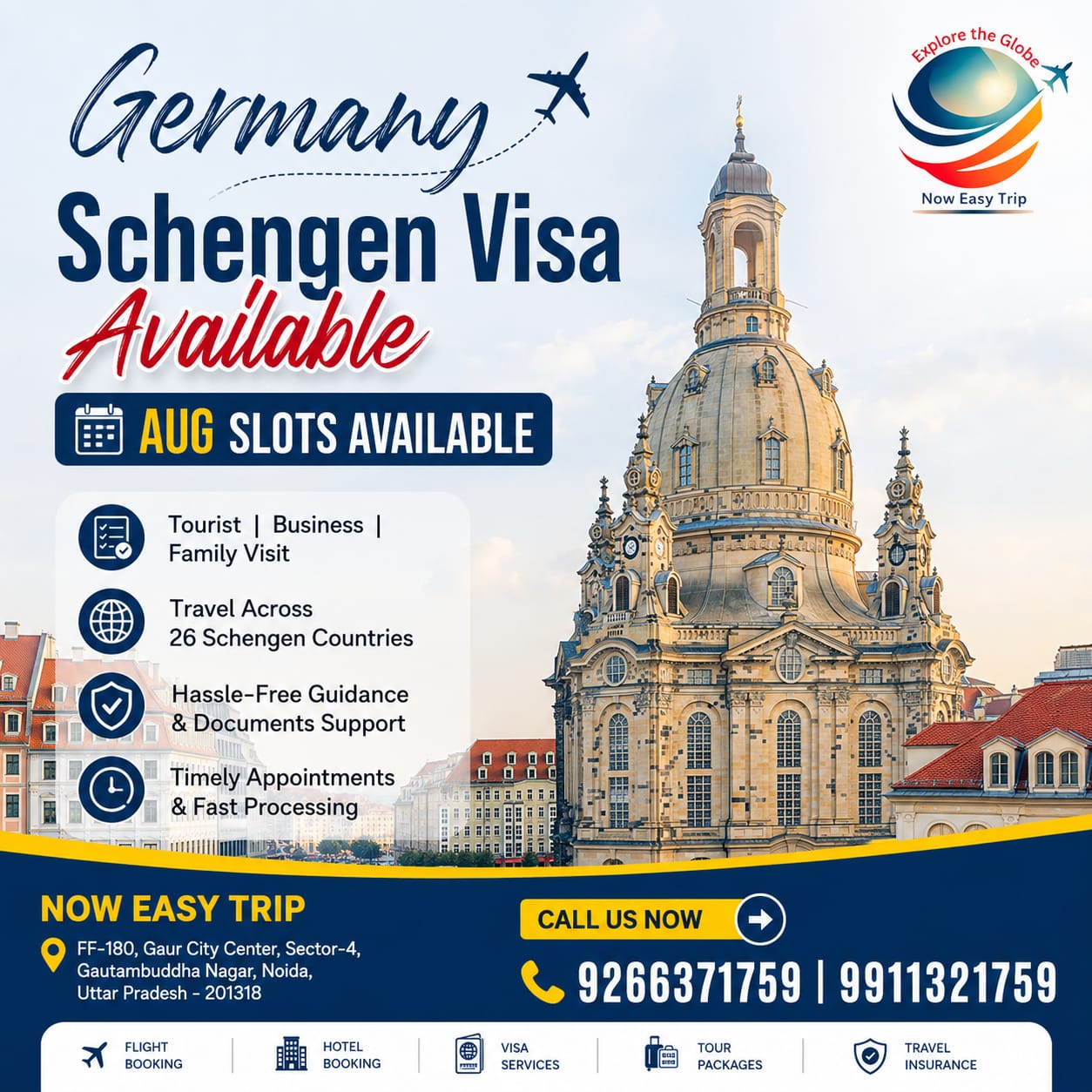 Germany Schengen Visa Appointments Available