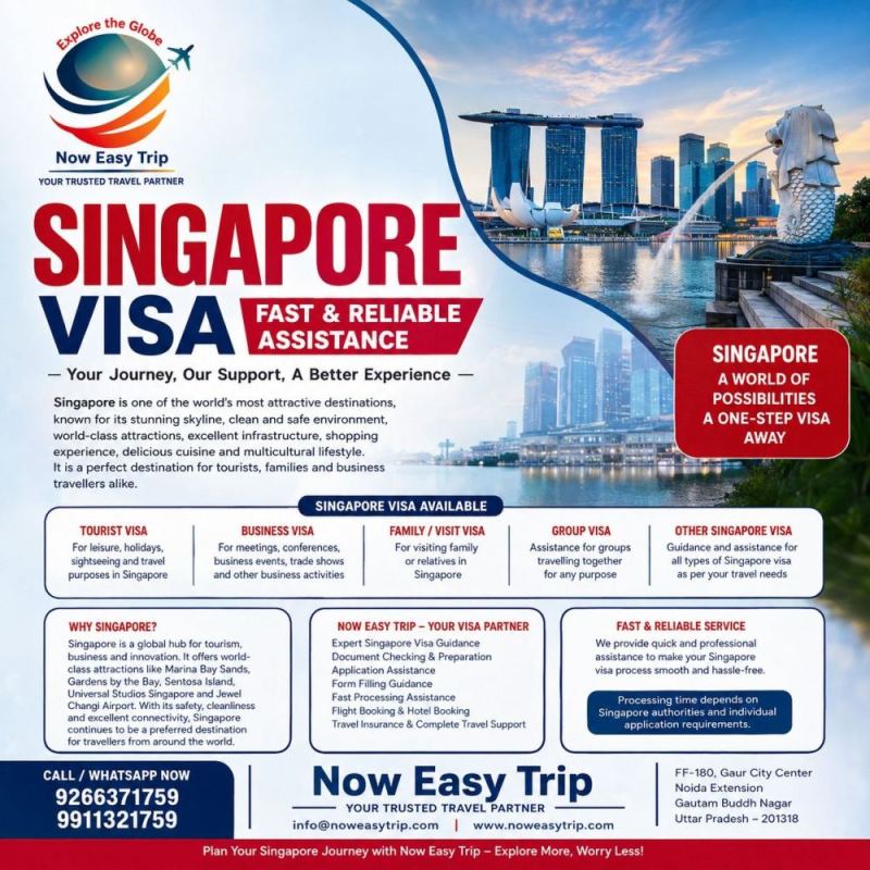 SINGAPORE VISA – FAST & RELIABLE ASSISTANCE